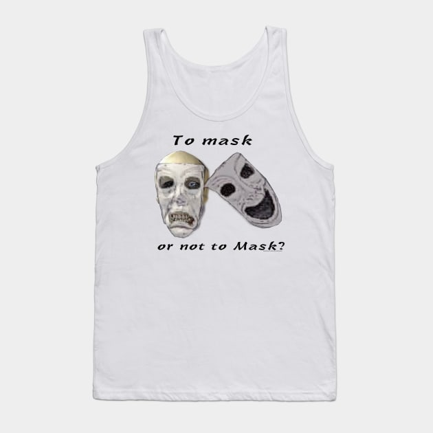 Hamlet Mask Tank Top by KayeDreamsART